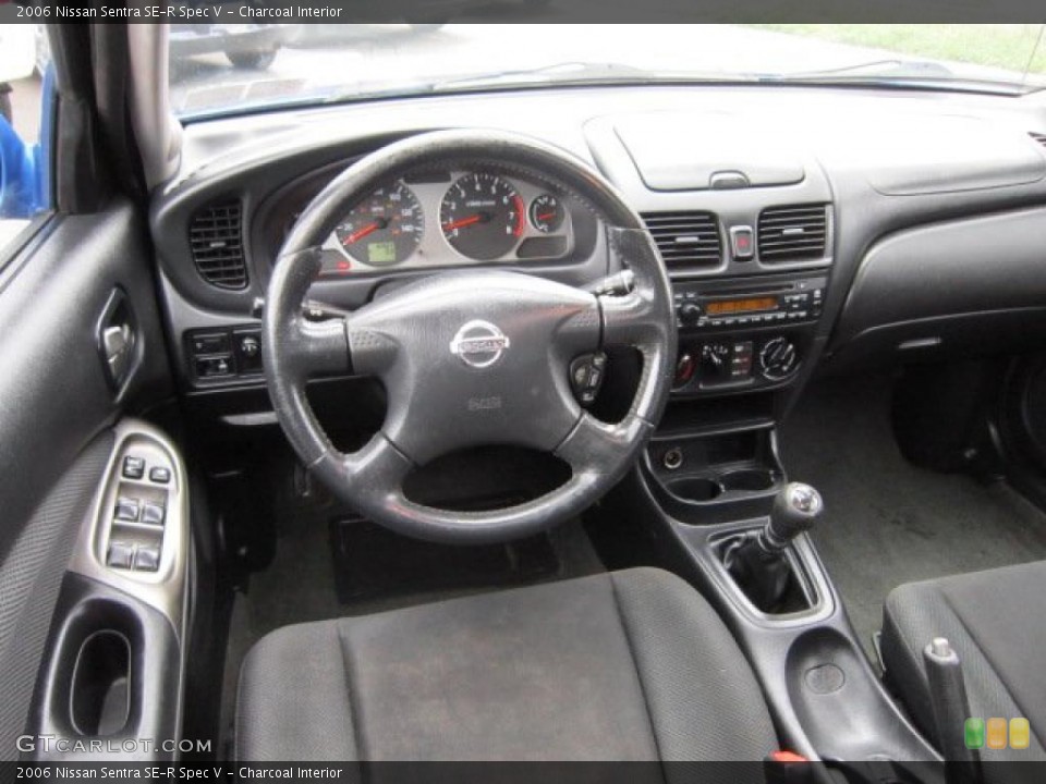 Charcoal Interior Dashboard for the 2006 Nissan Sentra SE-R Spec V #52732116