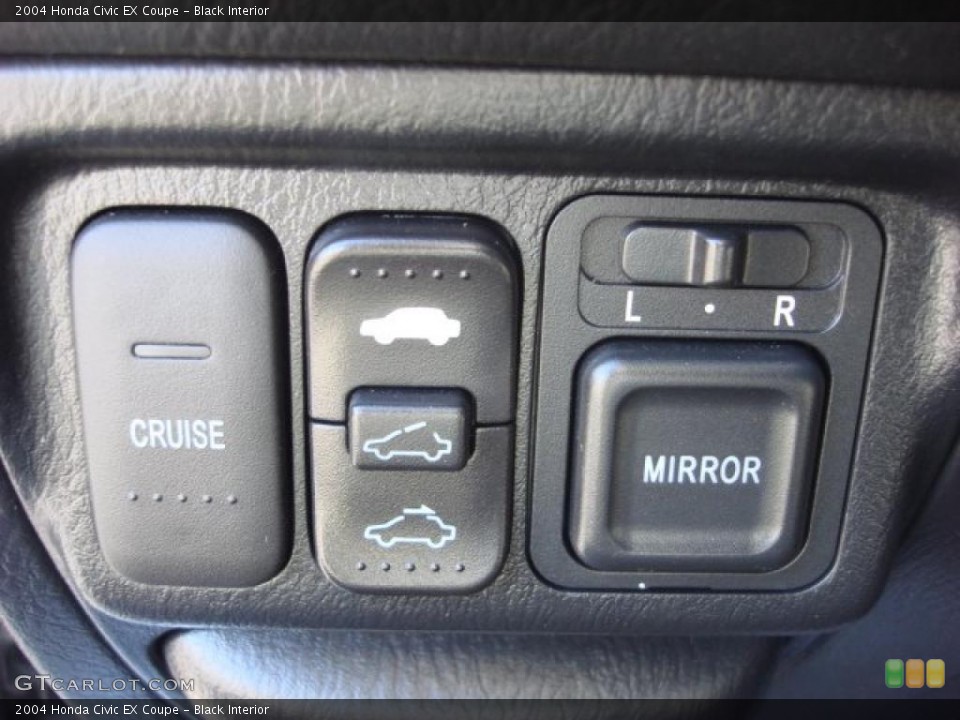 Black Interior Controls for the 2004 Honda Civic EX Coupe #52733292