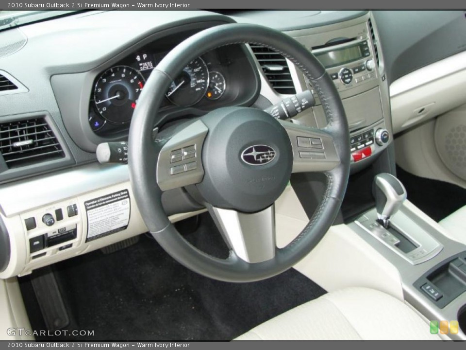 Warm Ivory Interior Photo for the 2010 Subaru Outback 2.5i Premium Wagon #52733652