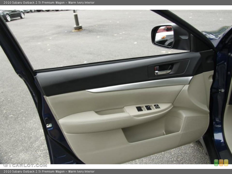 Warm Ivory Interior Door Panel for the 2010 Subaru Outback 2.5i Premium Wagon #52733668