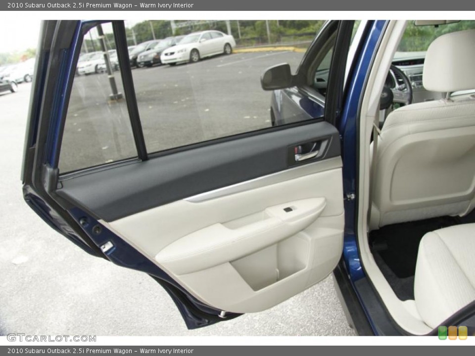 Warm Ivory Interior Door Panel for the 2010 Subaru Outback 2.5i Premium Wagon #52733680