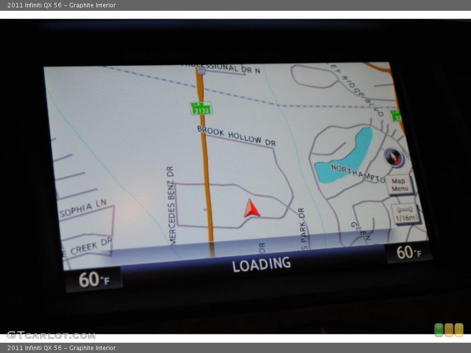 Graphite Interior Navigation for the 2011 Infiniti QX 56 #52735148