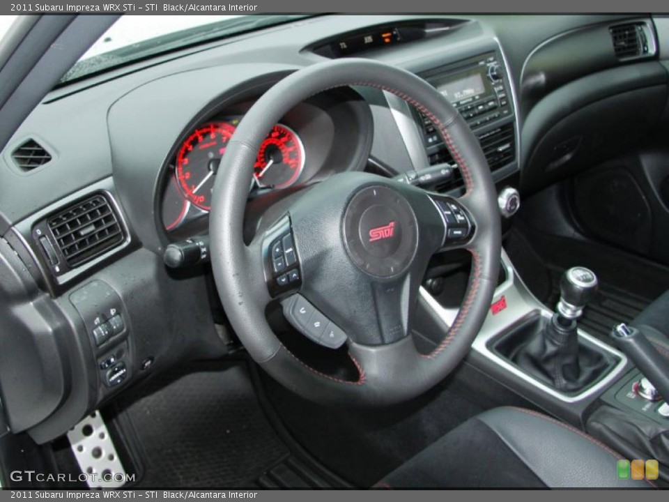 STI  Black/Alcantara Interior Photo for the 2011 Subaru Impreza WRX STi #52735244