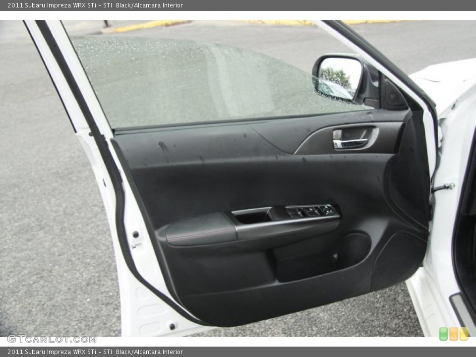 STI  Black/Alcantara Interior Door Panel for the 2011 Subaru Impreza WRX STi #52735268
