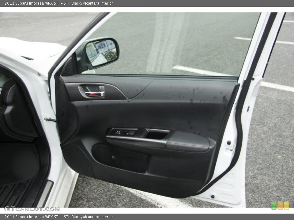 STI  Black/Alcantara Interior Door Panel for the 2011 Subaru Impreza WRX STi #52735312
