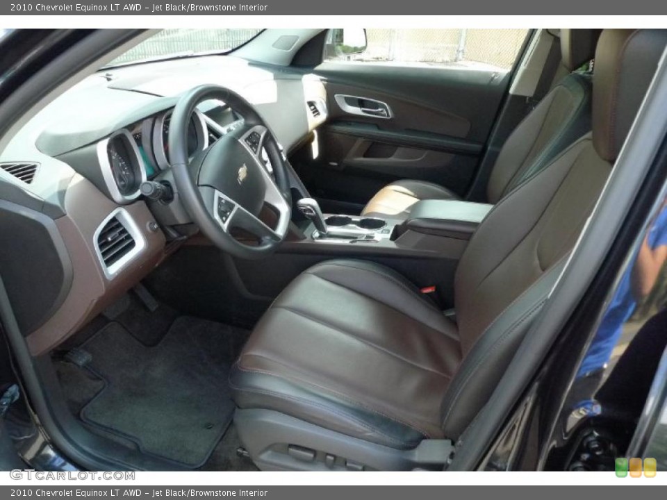Jet Black/Brownstone Interior Photo for the 2010 Chevrolet Equinox LT AWD #52735984