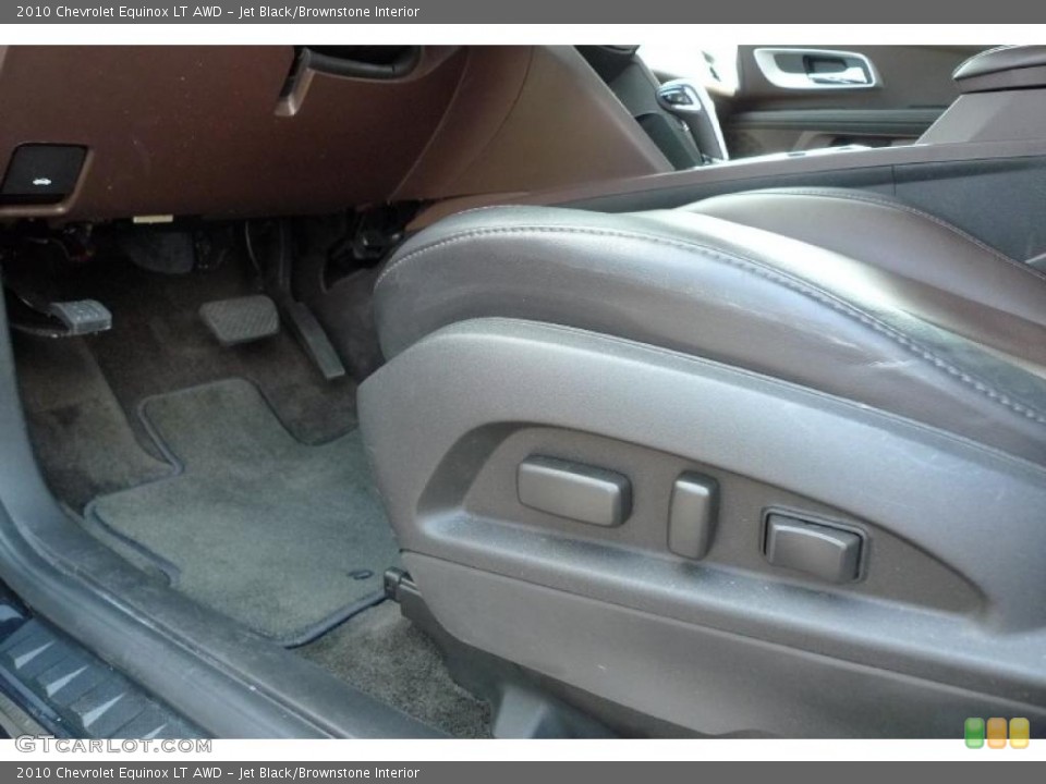 Jet Black/Brownstone Interior Controls for the 2010 Chevrolet Equinox LT AWD #52736000