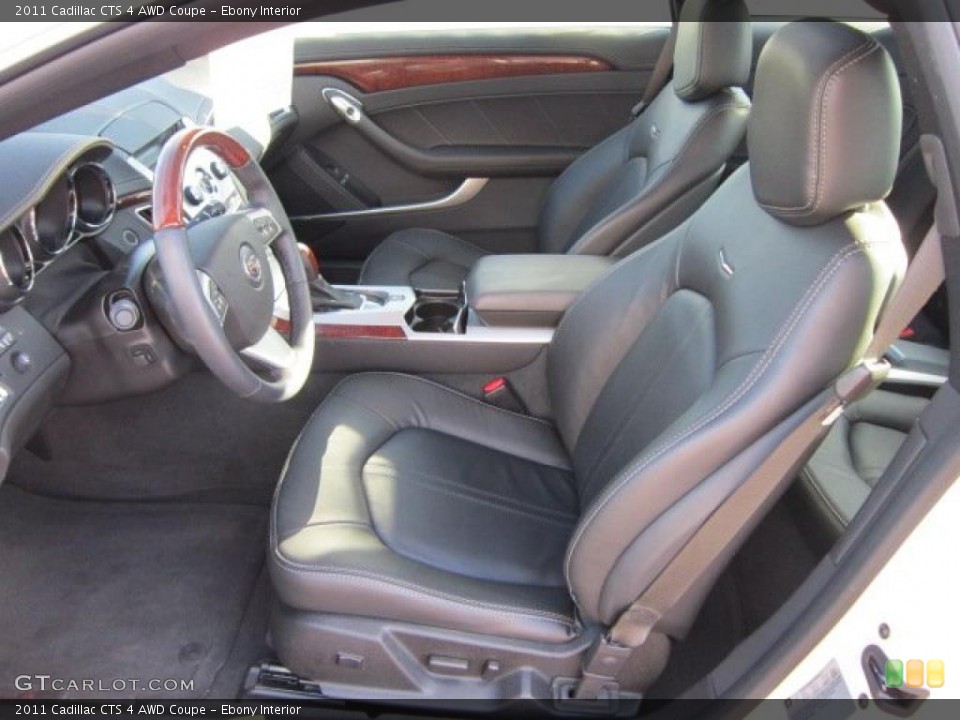 Ebony Interior Photo for the 2011 Cadillac CTS 4 AWD Coupe #52736064