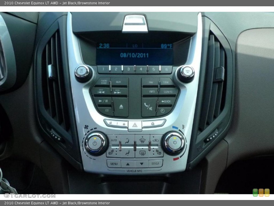 Jet Black/Brownstone Interior Audio System for the 2010 Chevrolet Equinox LT AWD #52736100