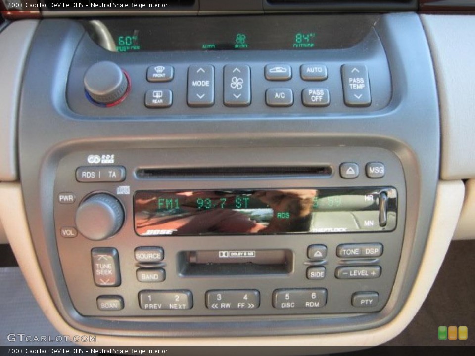 Neutral Shale Beige Interior Controls for the 2003 Cadillac DeVille DHS #52736700