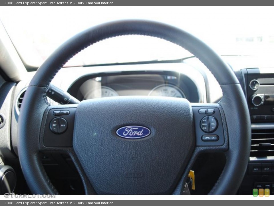 Dark Charcoal Interior Steering Wheel for the 2008 Ford Explorer Sport Trac Adrenalin #52737852