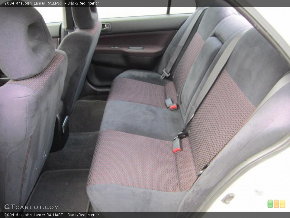 Black/Red Interior Photo for the 2004 Mitsubishi Lancer RALLIART #52738316