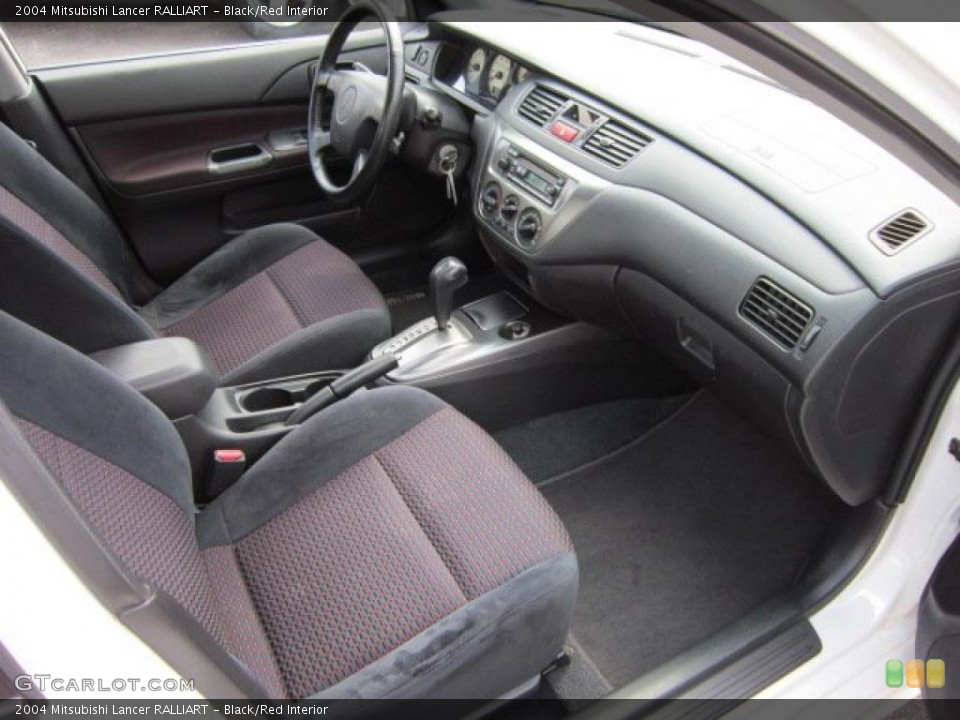Black/Red Interior Dashboard for the 2004 Mitsubishi Lancer RALLIART #52738364