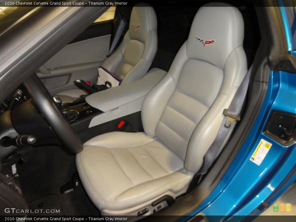 Titanium Gray Interior Photo for the 2010 Chevrolet Corvette Grand Sport Coupe #52739360