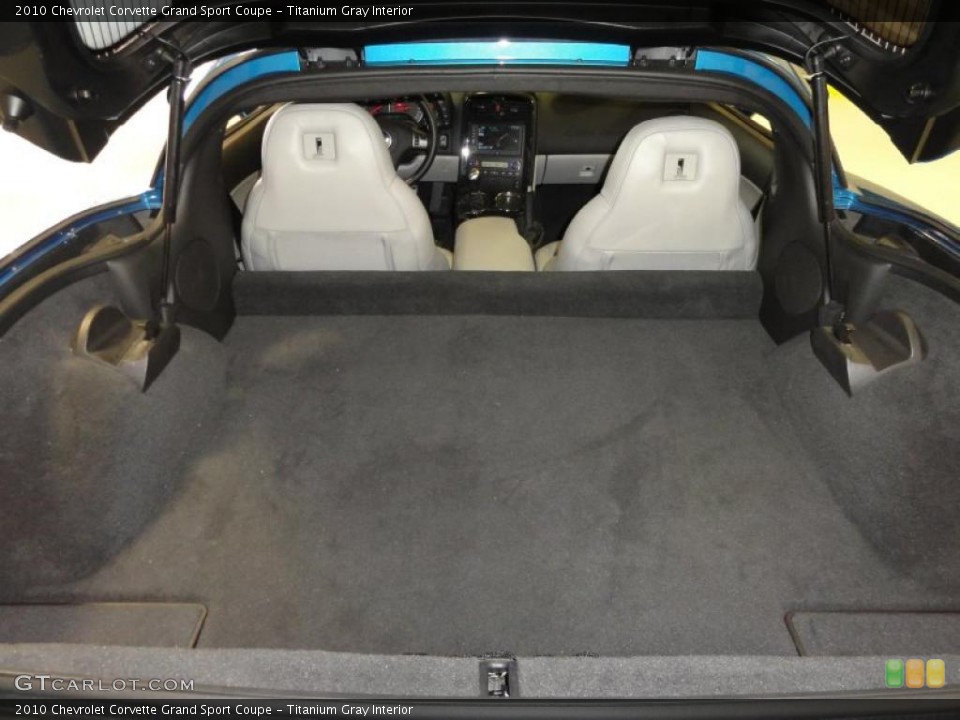 Titanium Gray Interior Trunk for the 2010 Chevrolet Corvette Grand Sport Coupe #52739488