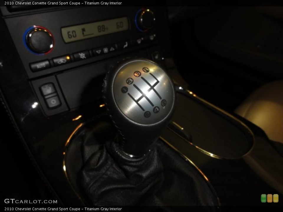 Titanium Gray Interior Transmission for the 2010 Chevrolet Corvette Grand Sport Coupe #52739760