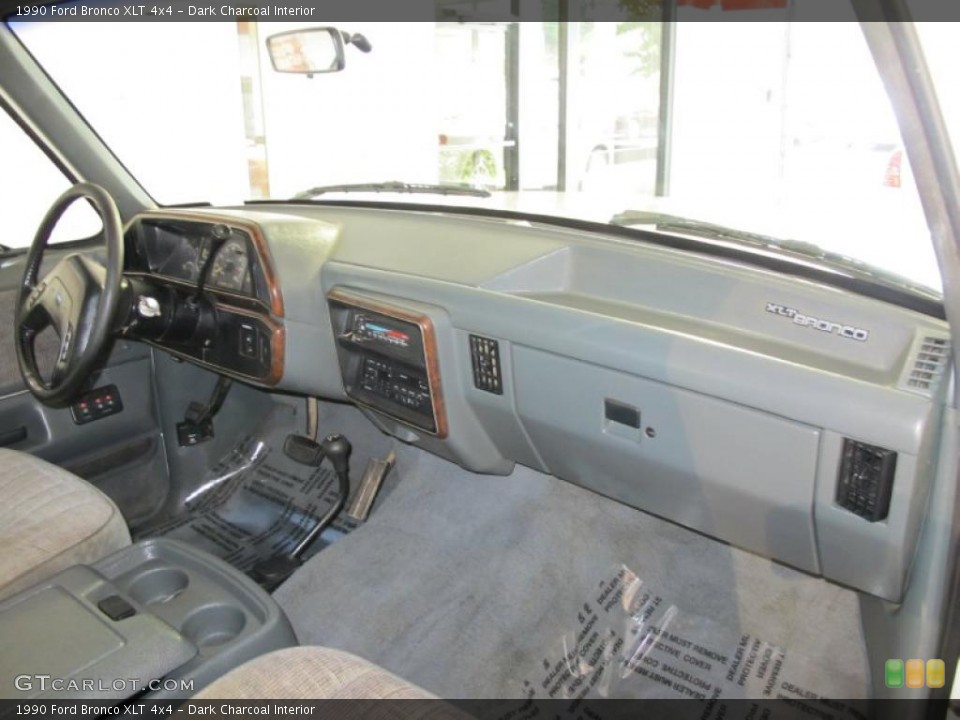 Dark Charcoal Interior Dashboard for the 1990 Ford Bronco XLT 4x4 #52740380