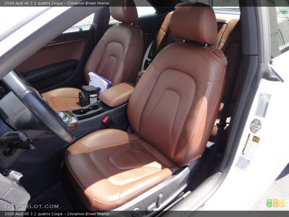 Cinnamon Brown Interior Photo for the 2009 Audi A5 3.2 quattro Coupe #52744492