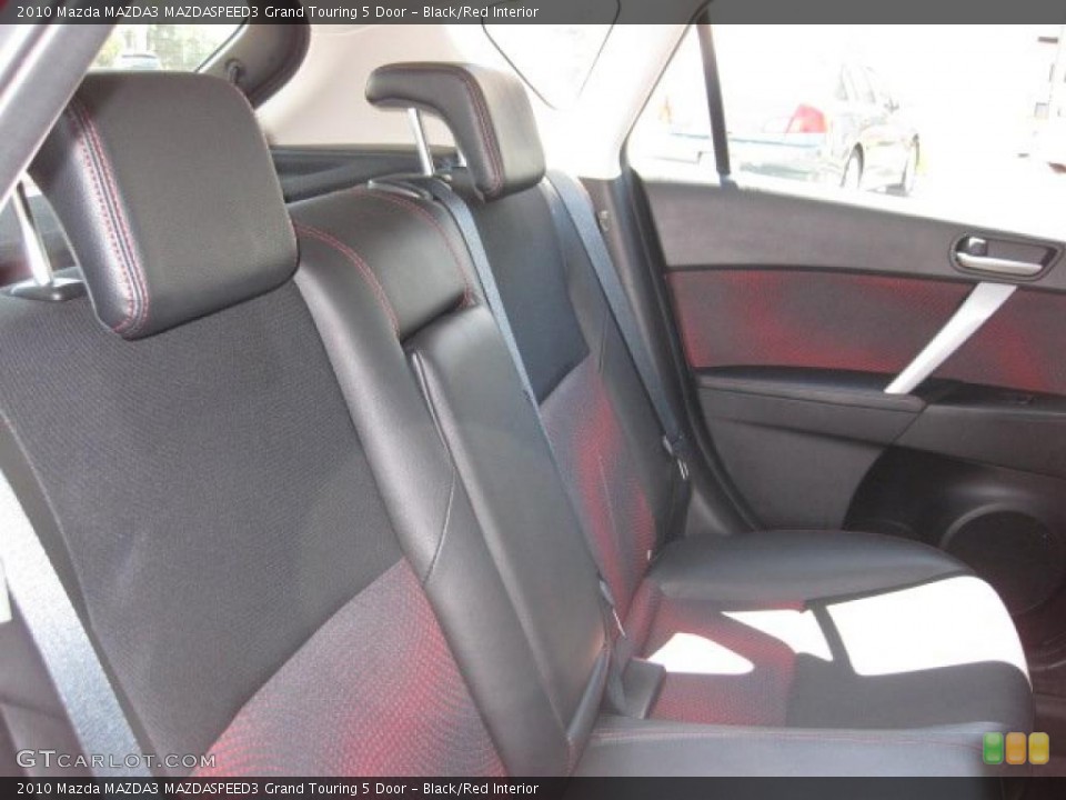Black/Red Interior Photo for the 2010 Mazda MAZDA3 MAZDASPEED3 Grand Touring 5 Door #52745468