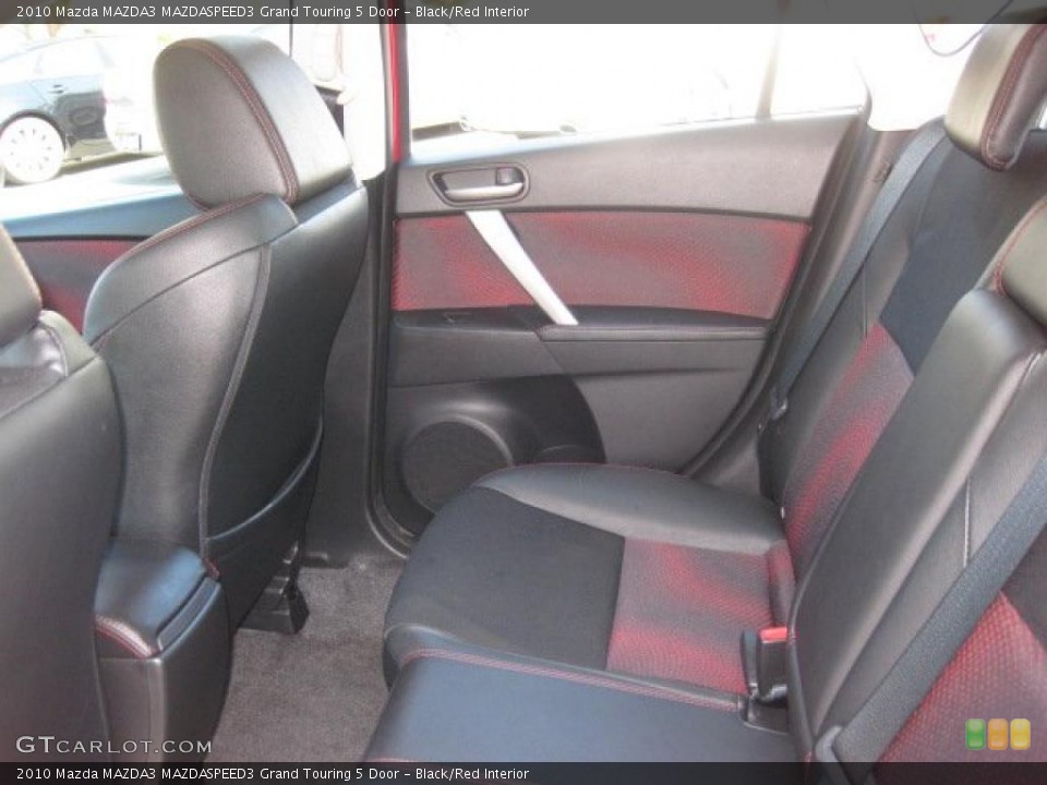 Black/Red Interior Photo for the 2010 Mazda MAZDA3 MAZDASPEED3 Grand Touring 5 Door #52745484