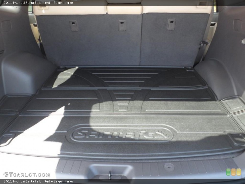 Beige Interior Trunk for the 2011 Hyundai Santa Fe Limited #52745796