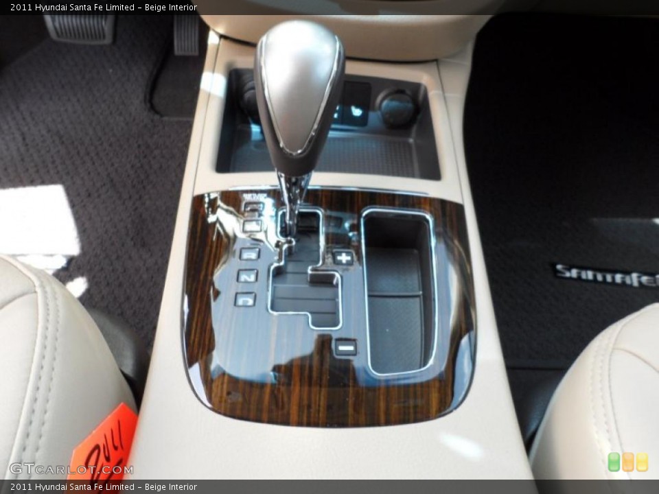 Beige Interior Transmission for the 2011 Hyundai Santa Fe Limited #52745984