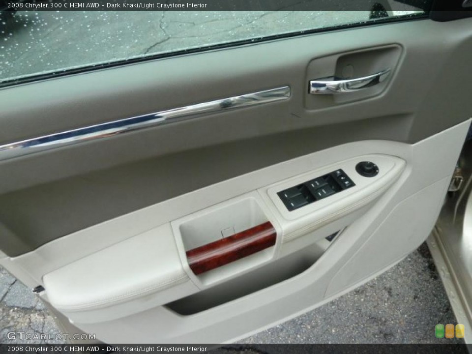 Dark Khaki/Light Graystone Interior Door Panel for the 2008 Chrysler 300 C HEMI AWD #52747296
