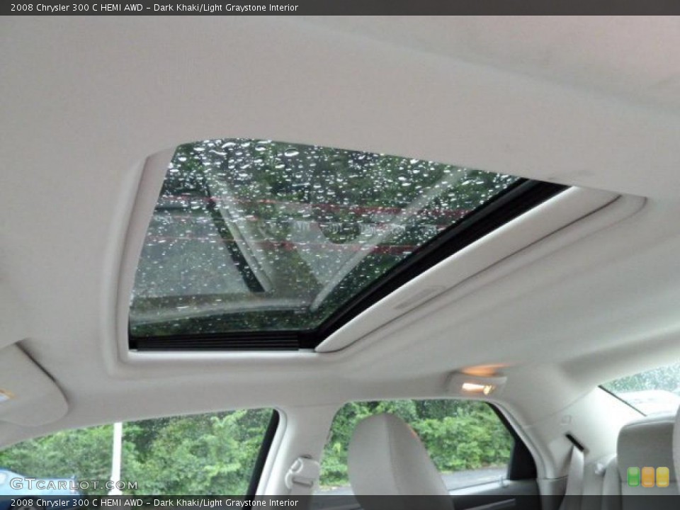 Dark Khaki/Light Graystone Interior Sunroof for the 2008 Chrysler 300 C HEMI AWD #52747308