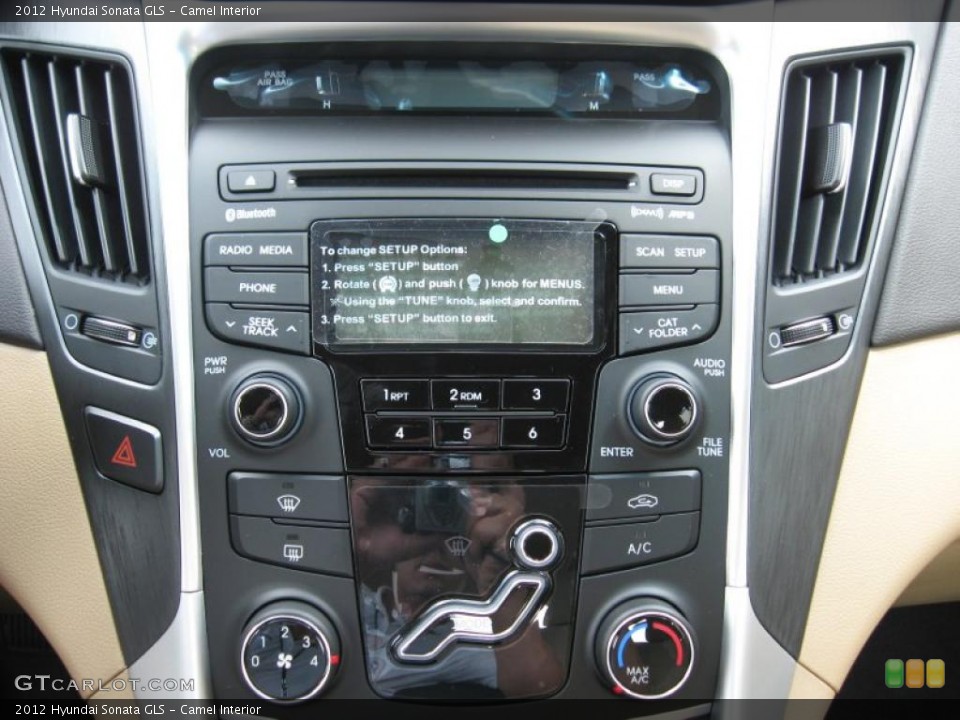 Camel Interior Controls for the 2012 Hyundai Sonata GLS #52747904