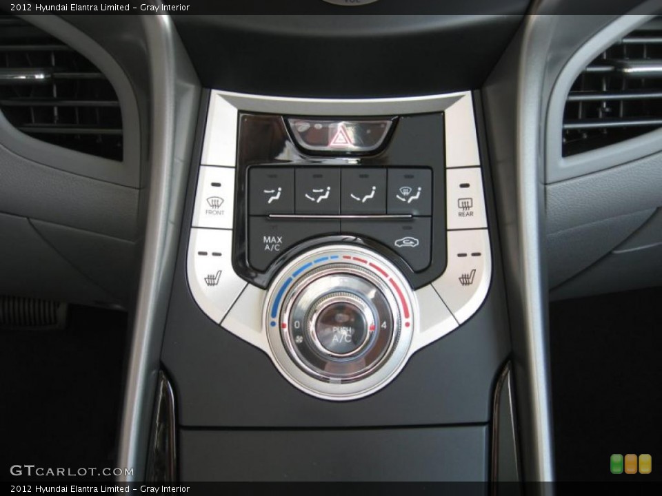 Gray Interior Controls for the 2012 Hyundai Elantra Limited #52748328