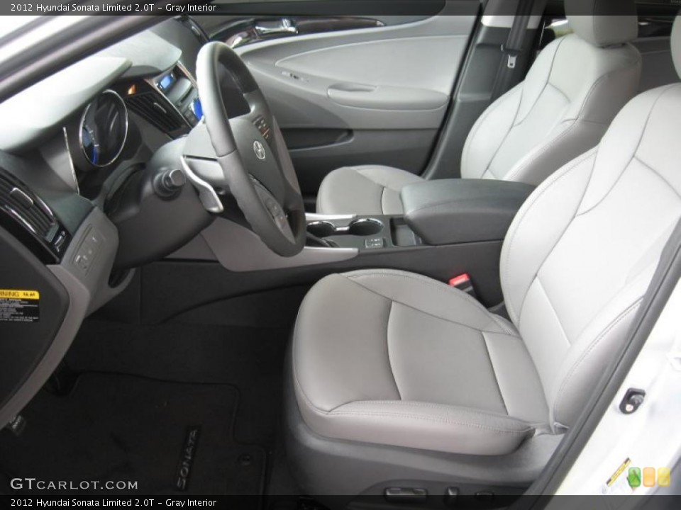 Gray Interior Photo for the 2012 Hyundai Sonata Limited 2.0T #52749016