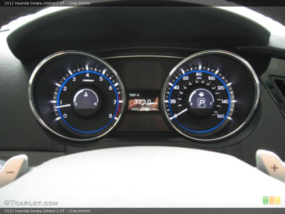 Gray Interior Gauges for the 2012 Hyundai Sonata Limited 2.0T #52749224