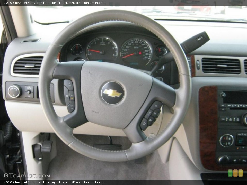 Light Titanium/Dark Titanium Interior Steering Wheel for the 2010 Chevrolet Suburban LT #52751832