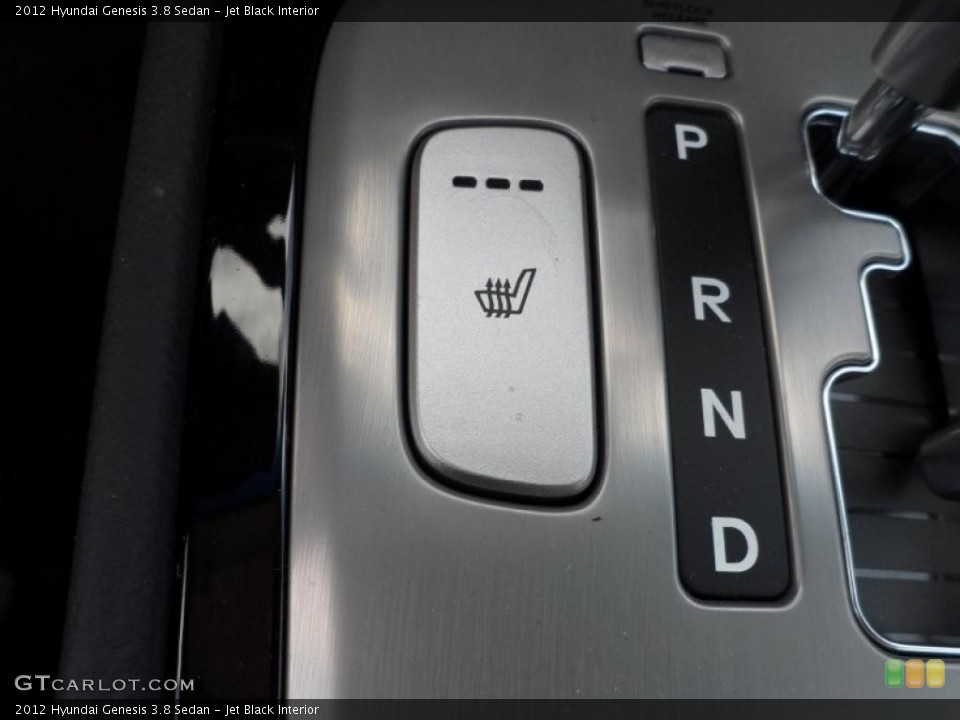 Jet Black Interior Controls for the 2012 Hyundai Genesis 3.8 Sedan #52752816