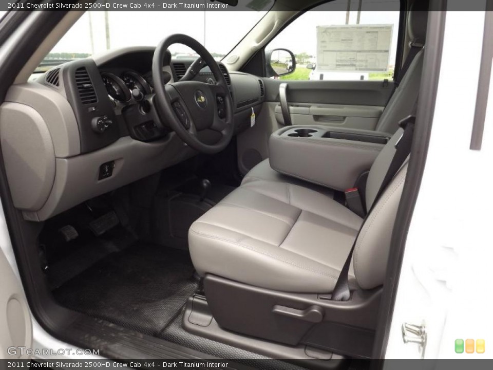 Dark Titanium Interior Photo for the 2011 Chevrolet Silverado 2500HD Crew Cab 4x4 #52753300