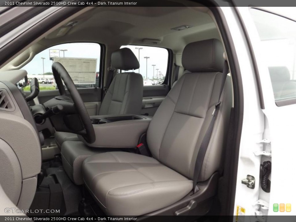 Dark Titanium Interior Photo for the 2011 Chevrolet Silverado 2500HD Crew Cab 4x4 #52753328