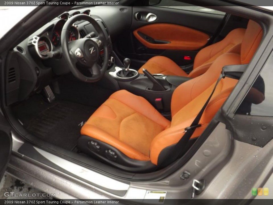 Persimmon Leather Interior Photo for the 2009 Nissan 370Z Sport Touring Coupe #52756052
