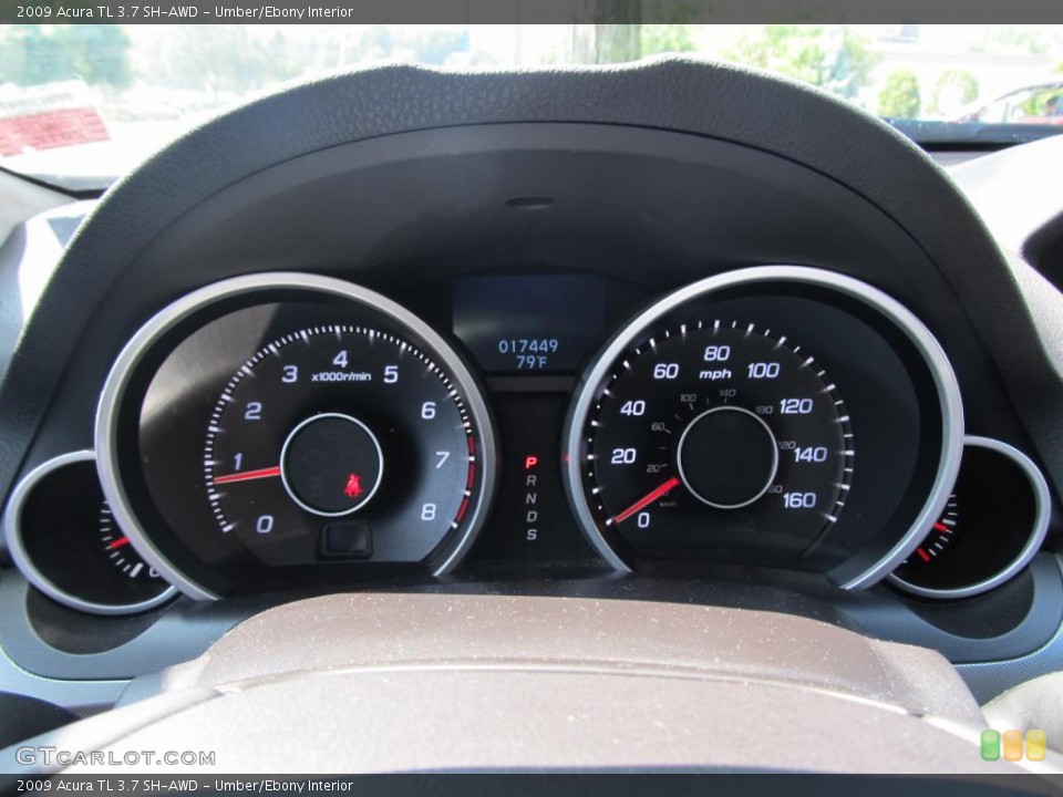 Umber/Ebony Interior Gauges for the 2009 Acura TL 3.7 SH-AWD #52756568