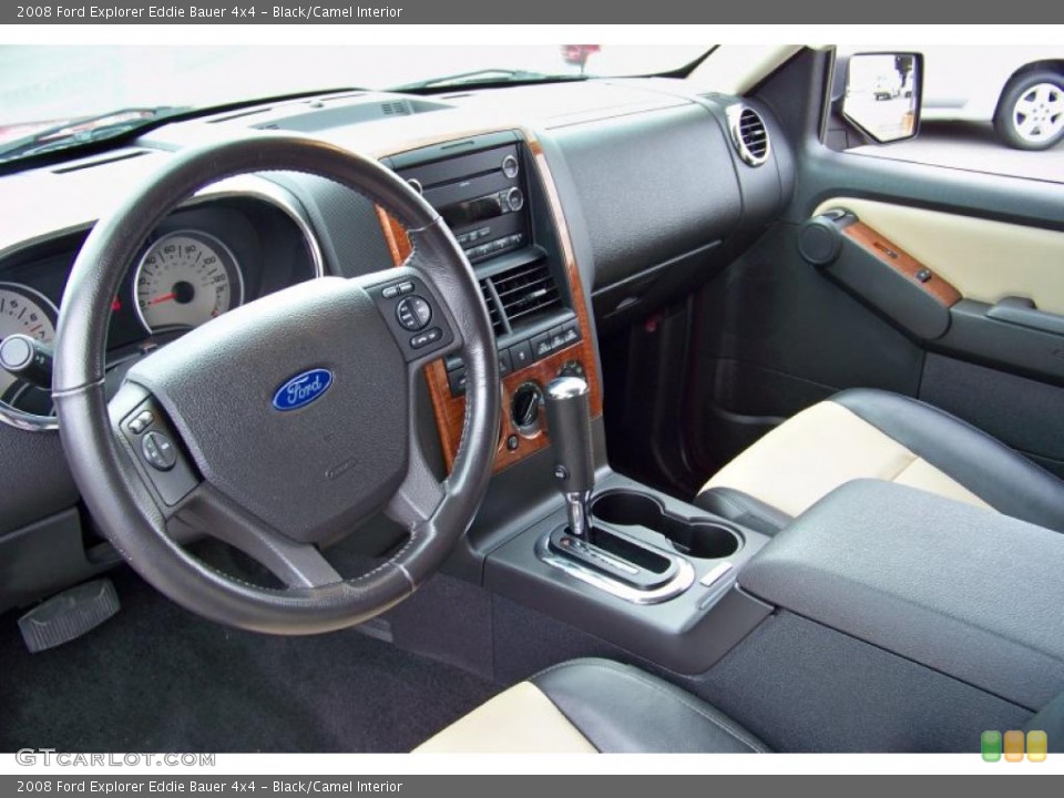 Black/Camel Interior Dashboard for the 2008 Ford Explorer Eddie Bauer 4x4 #52756888