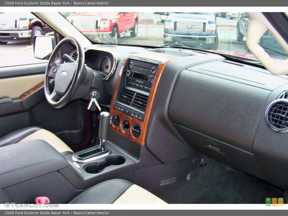 Black/Camel Interior Dashboard for the 2008 Ford Explorer Eddie Bauer 4x4 #52756972