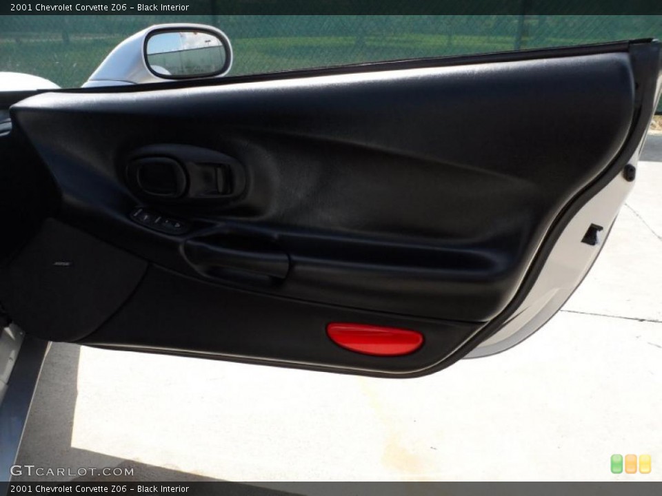 Black Interior Door Panel for the 2001 Chevrolet Corvette Z06 #52757692