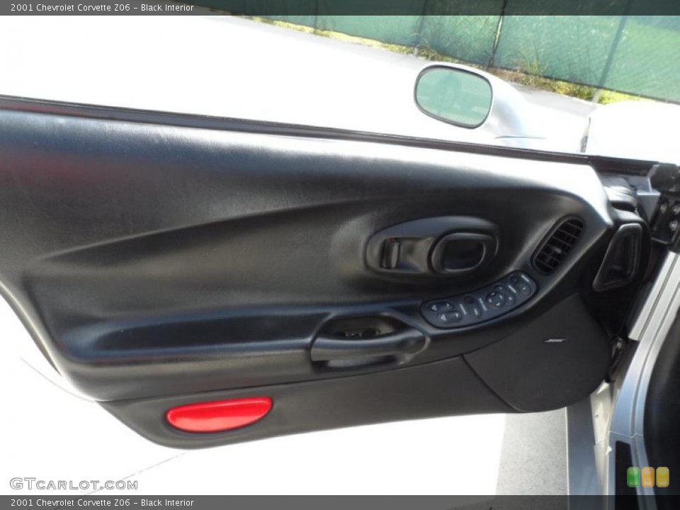 Black Interior Door Panel for the 2001 Chevrolet Corvette Z06 #52757736