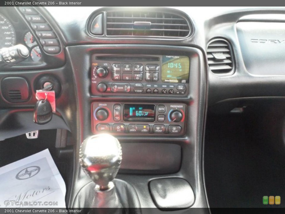 Black Interior Controls for the 2001 Chevrolet Corvette Z06 #52757816