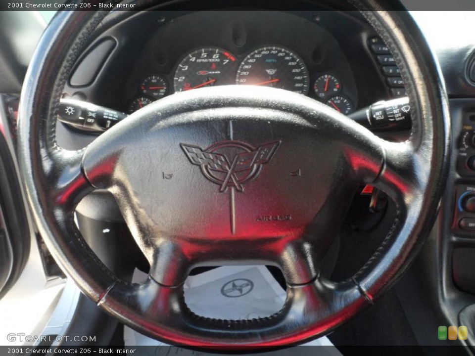 Black Interior Steering Wheel for the 2001 Chevrolet Corvette Z06 #52757868