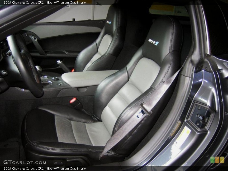 Ebony/Titanium Gray Interior Photo for the 2009 Chevrolet Corvette ZR1 #52760016