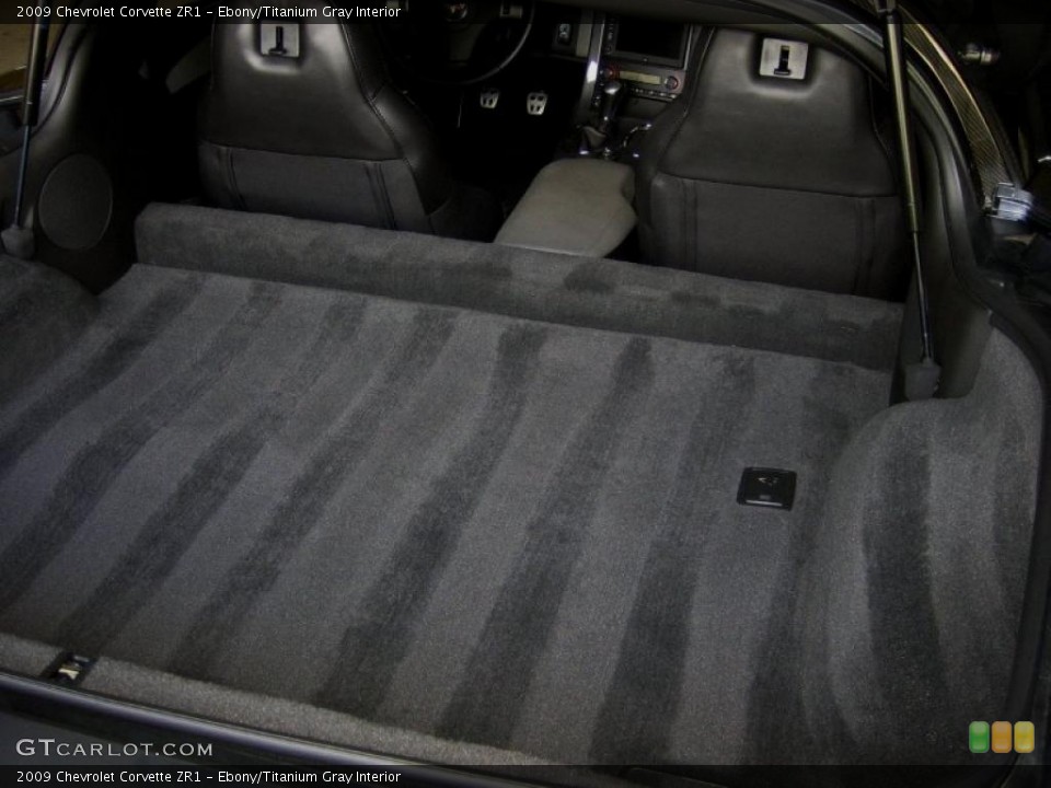 Ebony/Titanium Gray Interior Trunk for the 2009 Chevrolet Corvette ZR1 #52760316