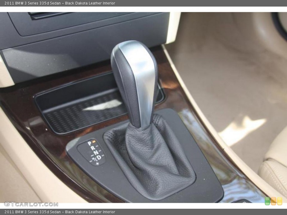 Black Dakota Leather Interior Transmission for the 2011 BMW 3 Series 335d Sedan #52760648