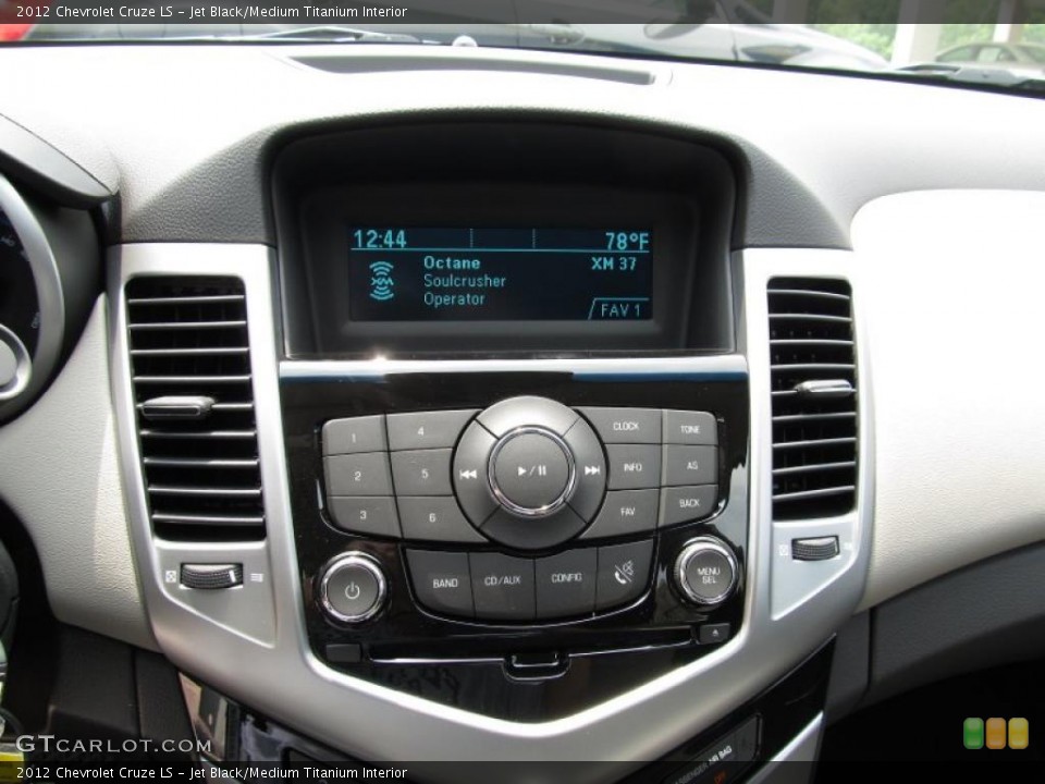 Jet Black/Medium Titanium Interior Controls for the 2012 Chevrolet Cruze LS #52762240