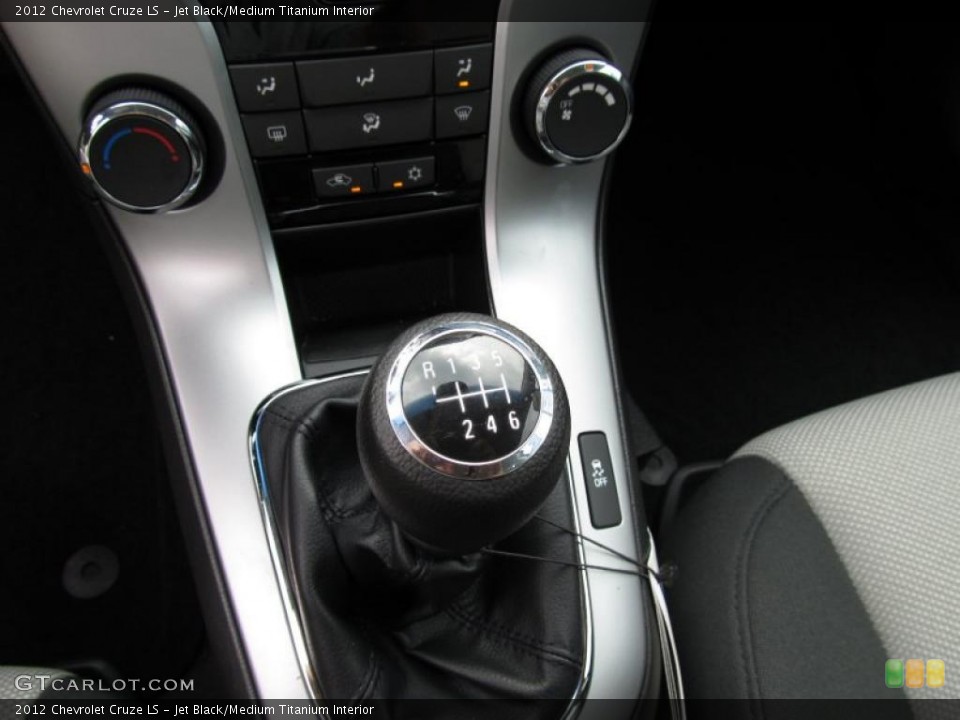 Jet Black/Medium Titanium Interior Transmission for the 2012 Chevrolet Cruze LS #52762596
