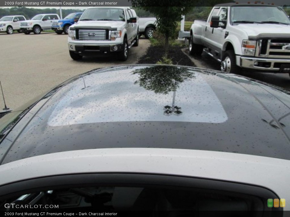 Dark Charcoal Interior Sunroof for the 2009 Ford Mustang GT Premium Coupe #52764876